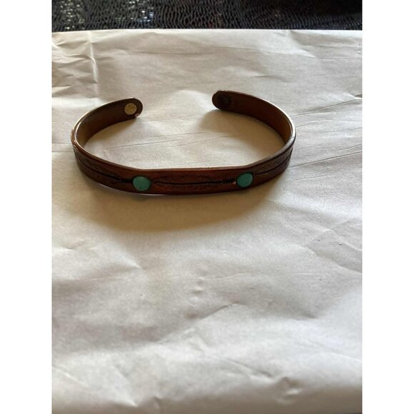 Turquoise Copper Bracelet - Picture 3 of 3